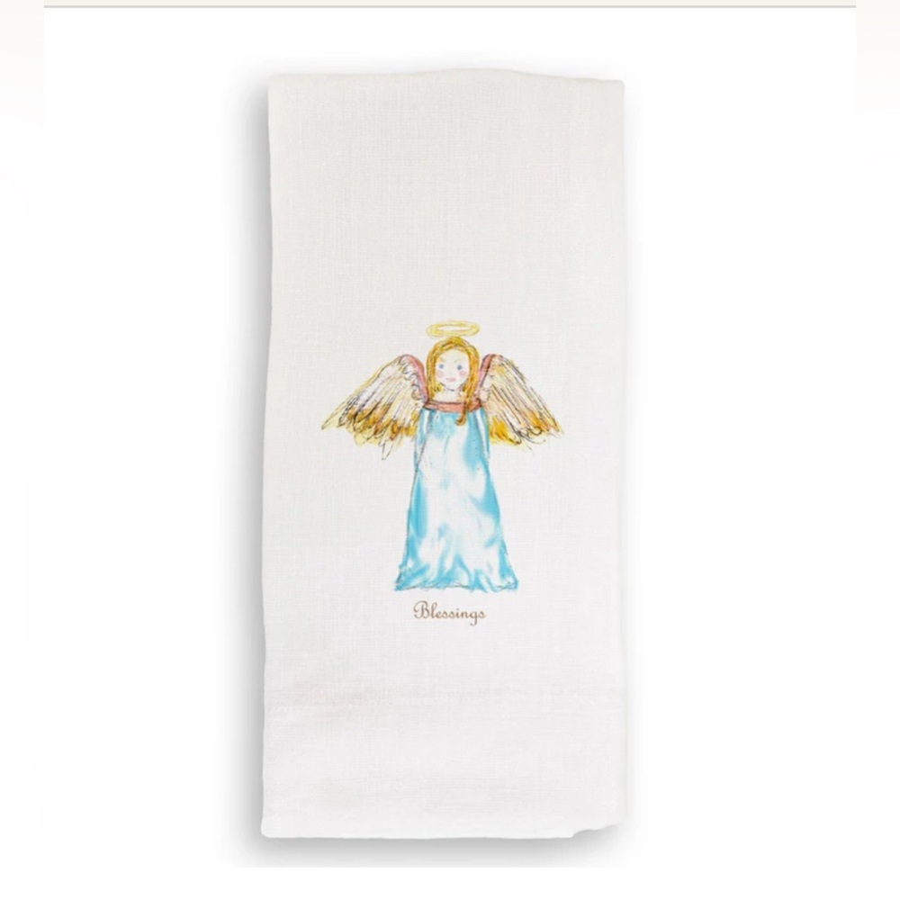French Graffiti Blue Blessings Angel Brand New